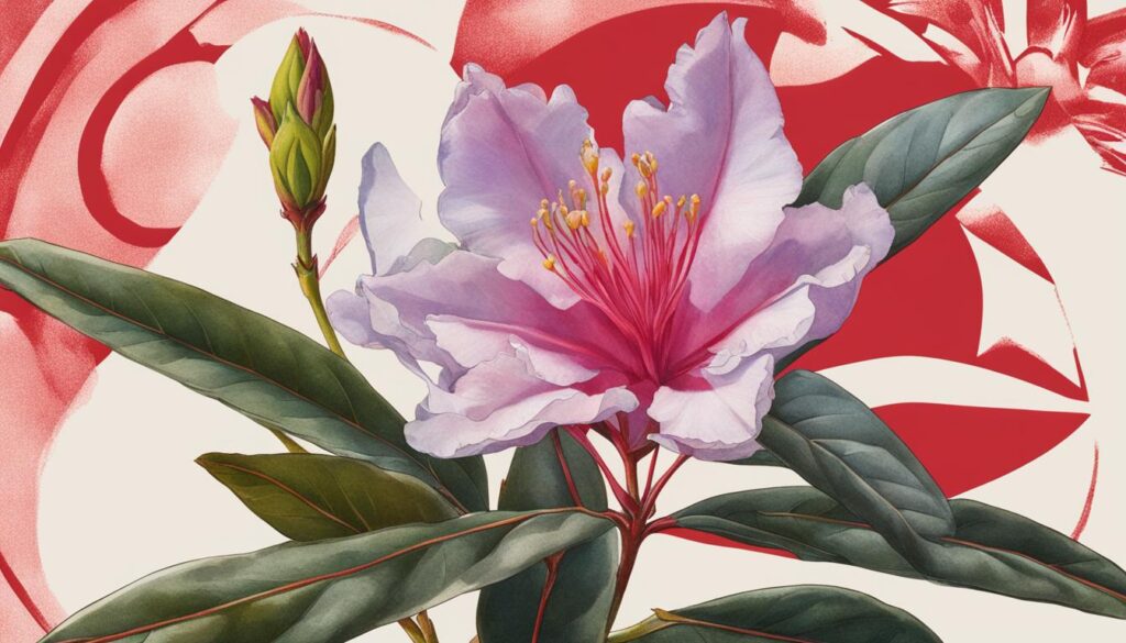 Dangerous rhododendron parts for dogs