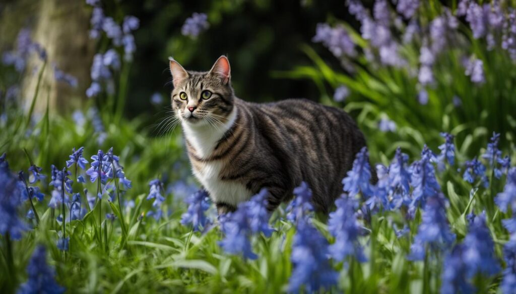Dangers of bluebells for cats