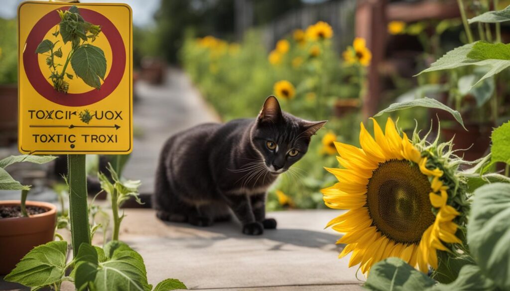 Feline plant safety and sunflower toxicity in cats
