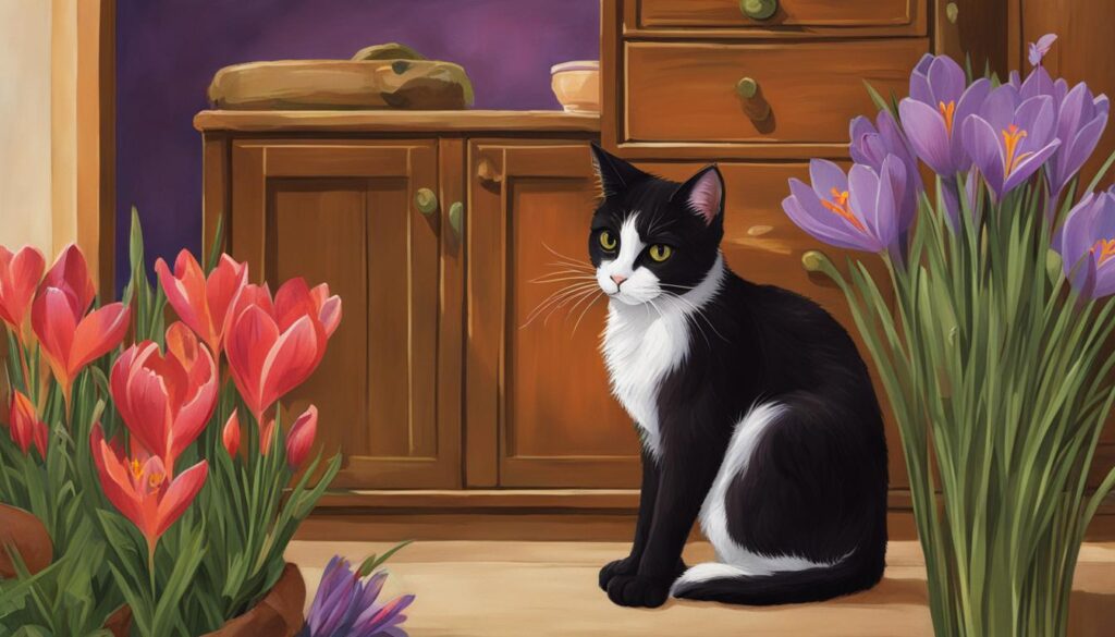 Identifying Autumn Crocus as toxic to cats