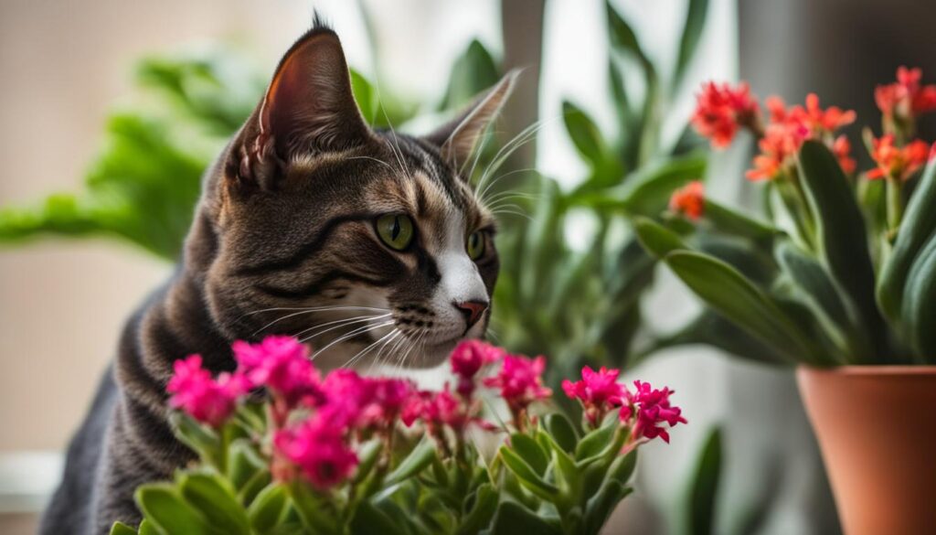 Kalanchoe plant and potential cat poisoning