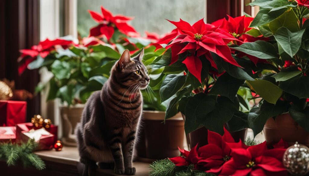 Potential Dangers of Poinsettias for UK Cats