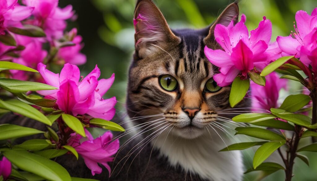 Rhododendron toxicity in cats
