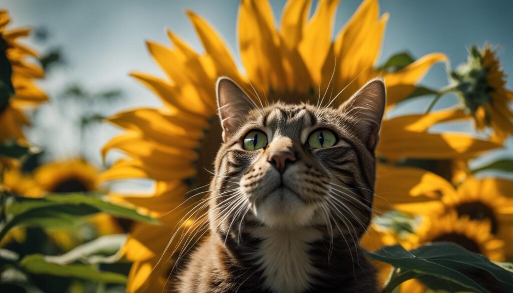 Sunflower and Cat Health