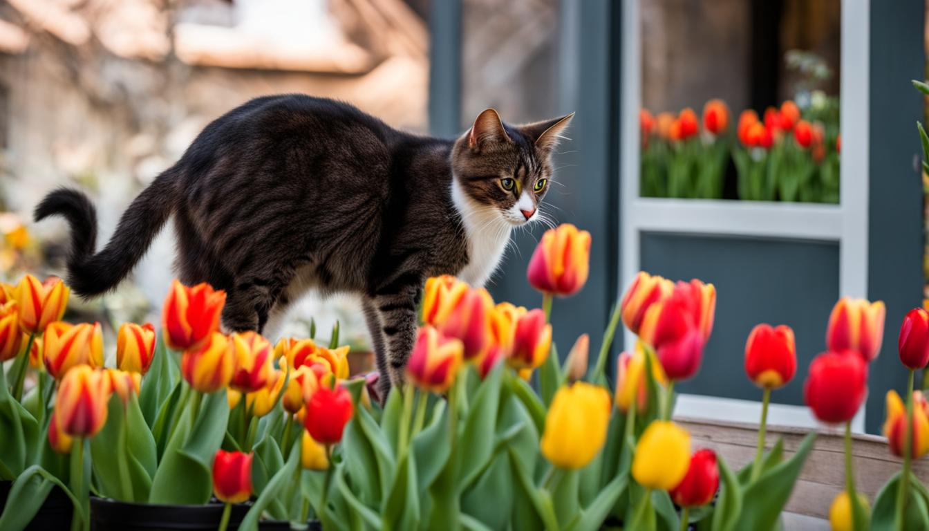 are Tulips poisonous to cats