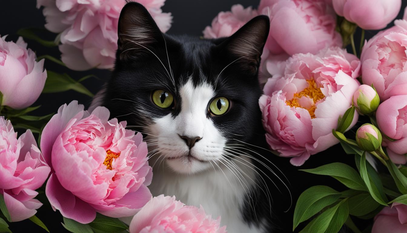 are peonies poisonous to cats