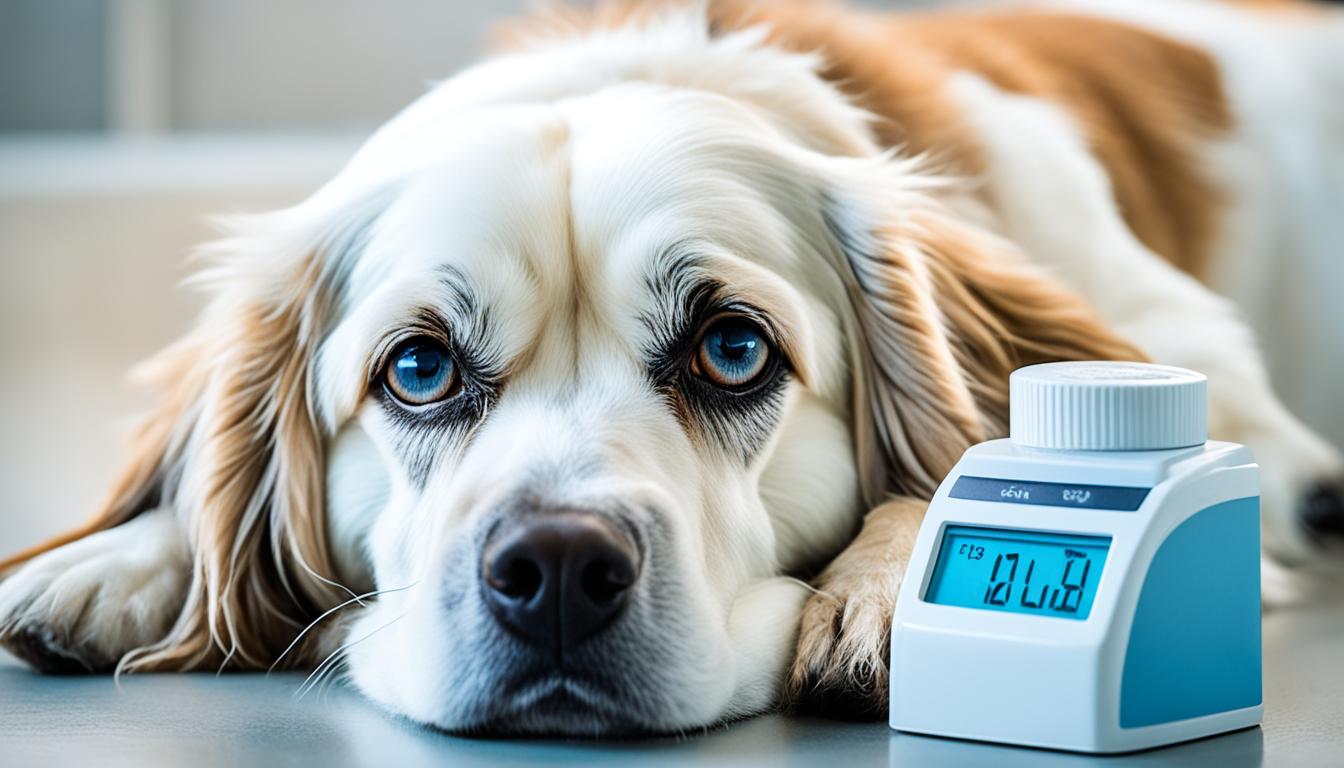 Canine distemper in dogs