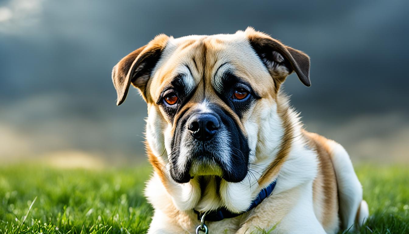 Corneal ulcers in animals in dogs