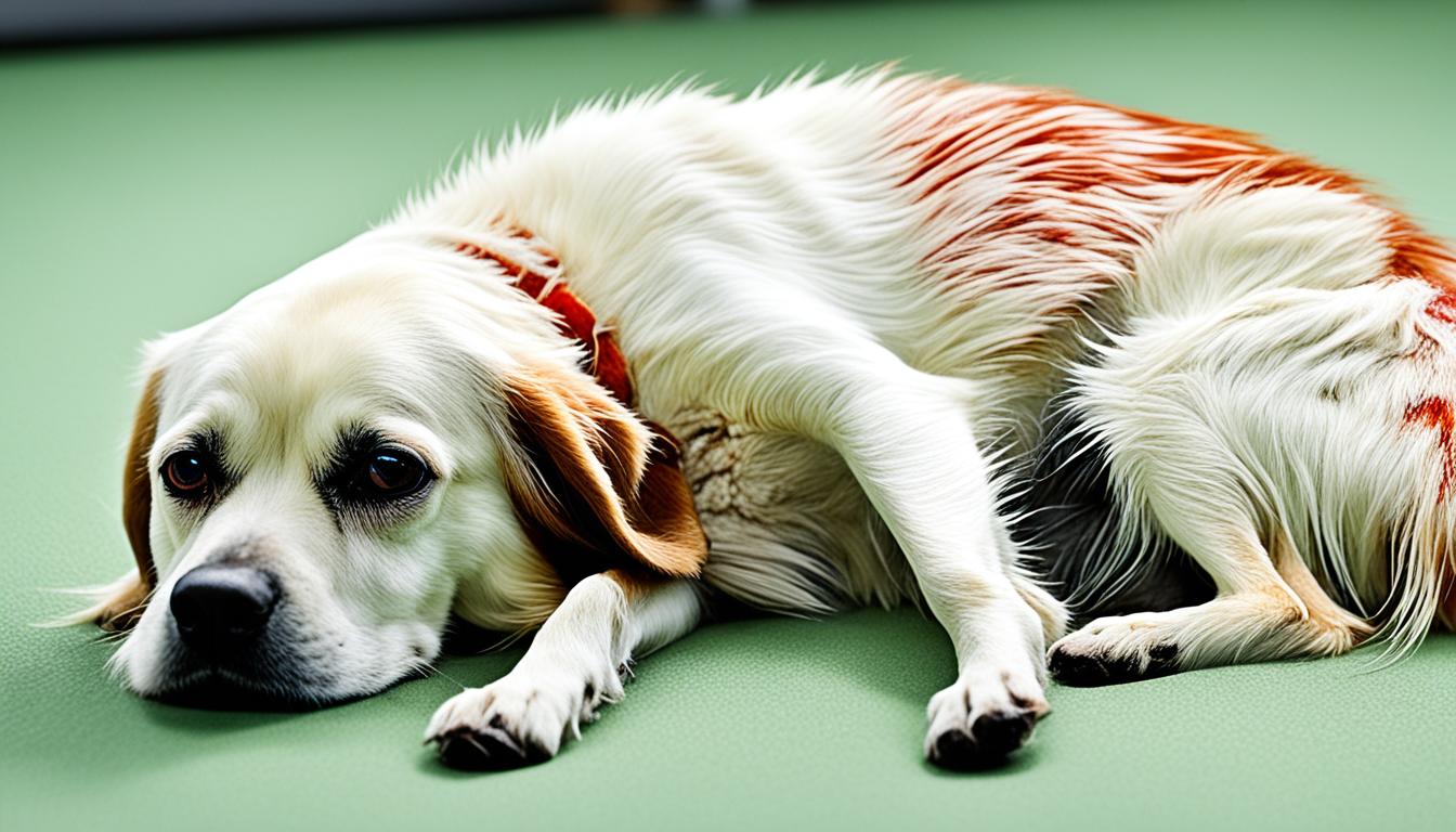 Flea allergy dermatitis in dogs