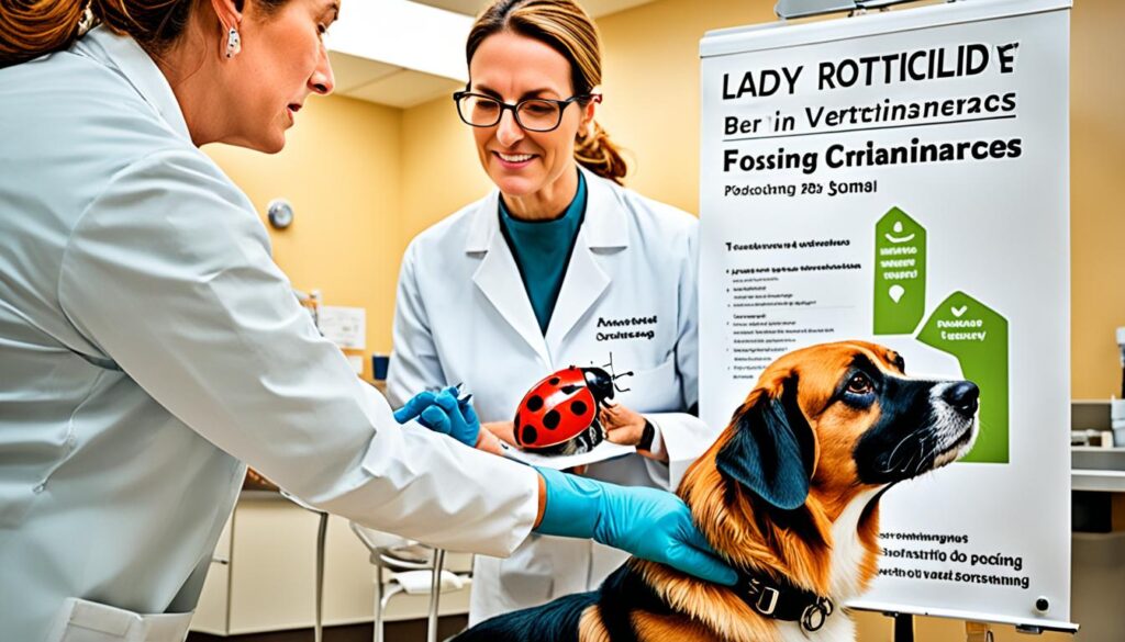 Treating Asian lady beetle ingestion in dogs