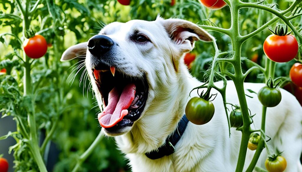 allergic reactions to tomatoes in dogs