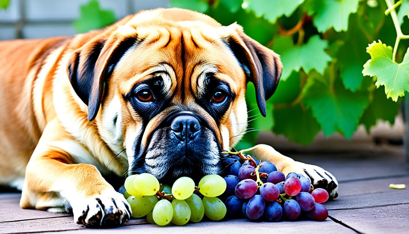 are grape vines poisonous to dogs