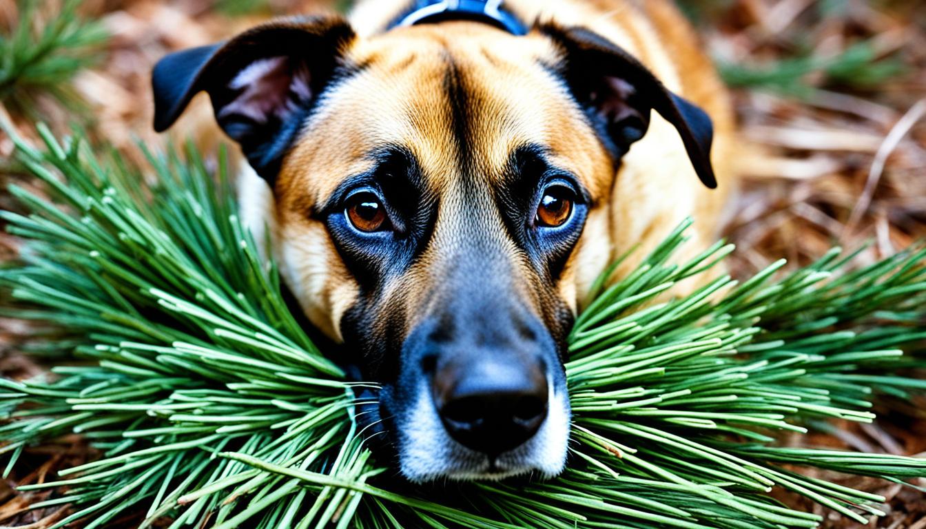 are pine needles poisonous to dogs
