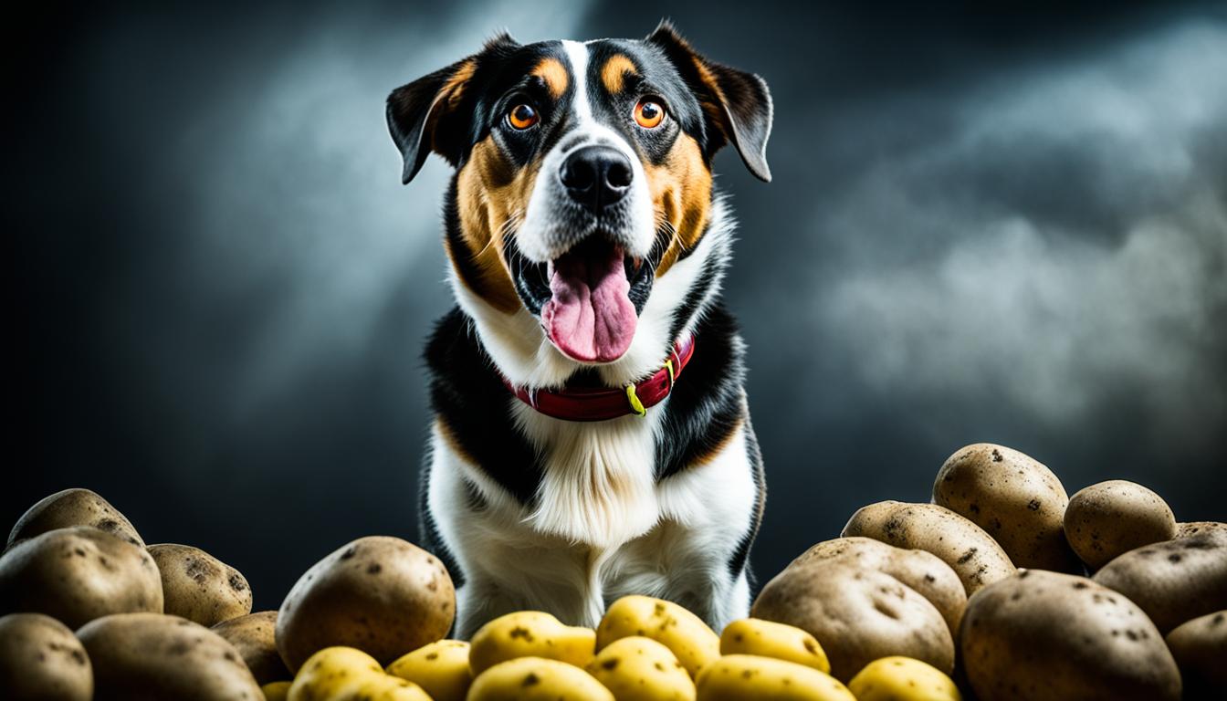are potatoes poisonous to dogs