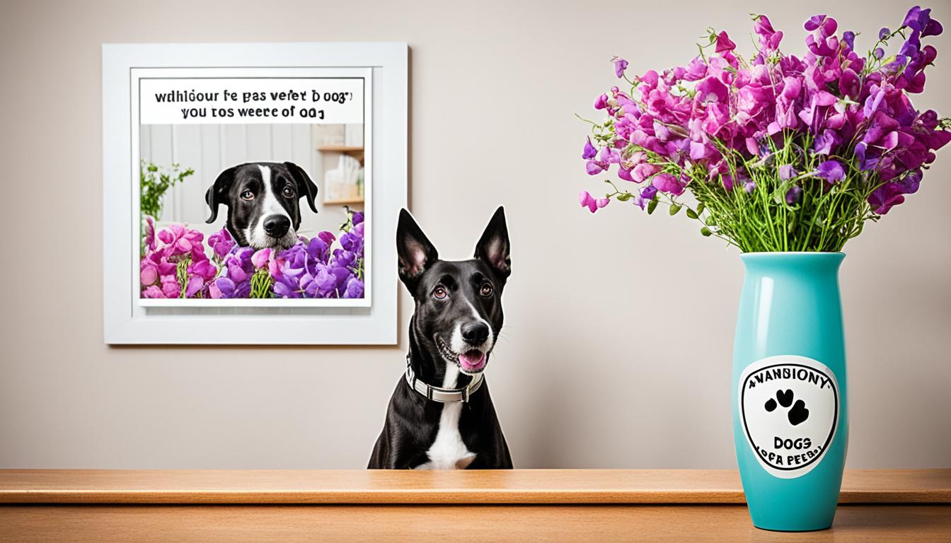 are sweet peas poisonous to dogs