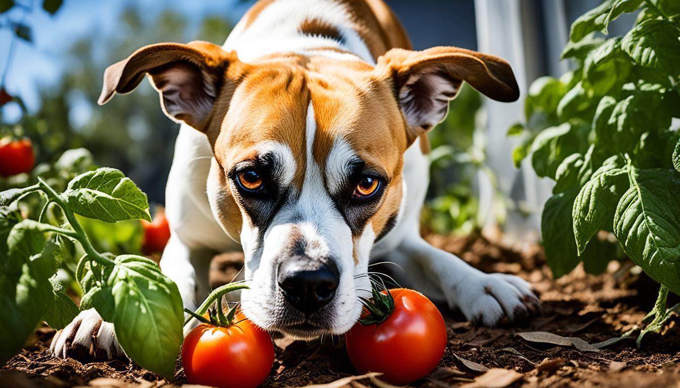 are tomato plants poisonous to dogs
