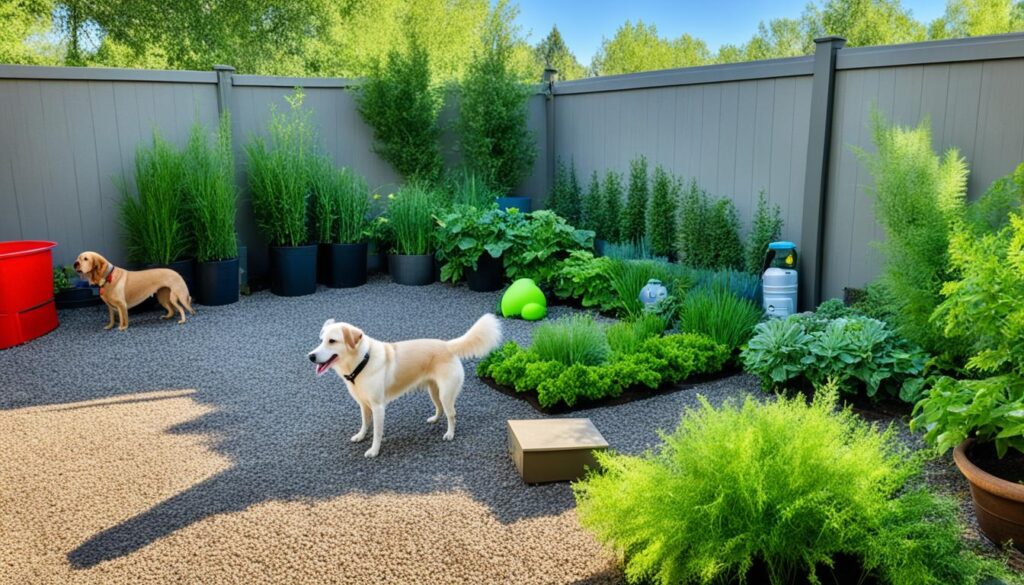 creating a safe outdoor space for dogs