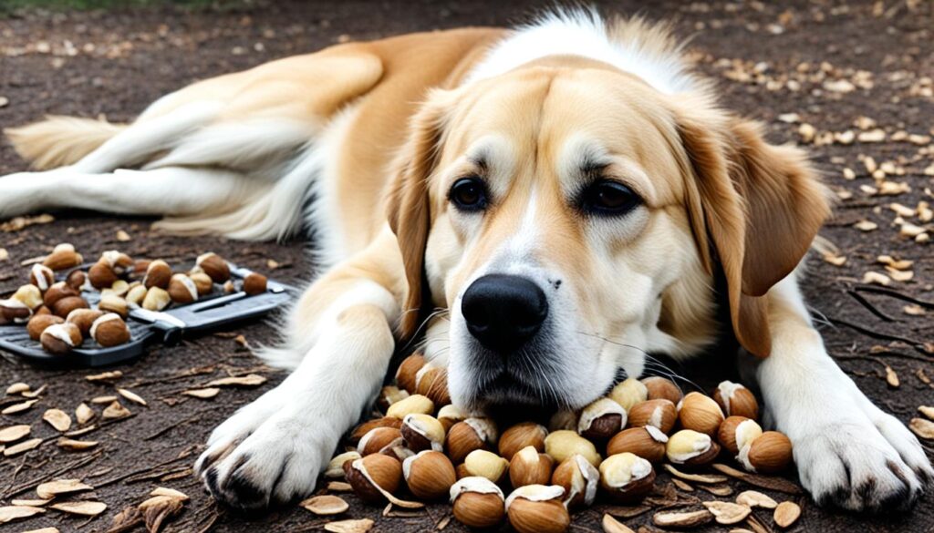 effects of hickory nut ingestion in canines