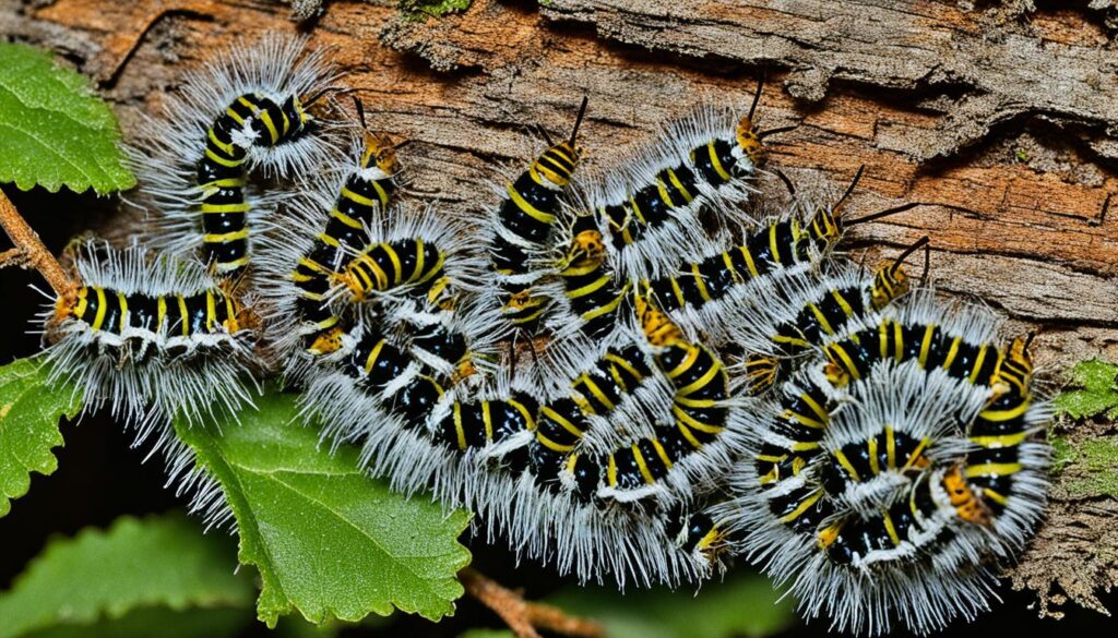 oak processionary moth caterpillars oak processionary moth caterpillars