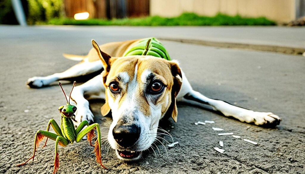 potential harm from mantis to dog potential harm from mantis to dog