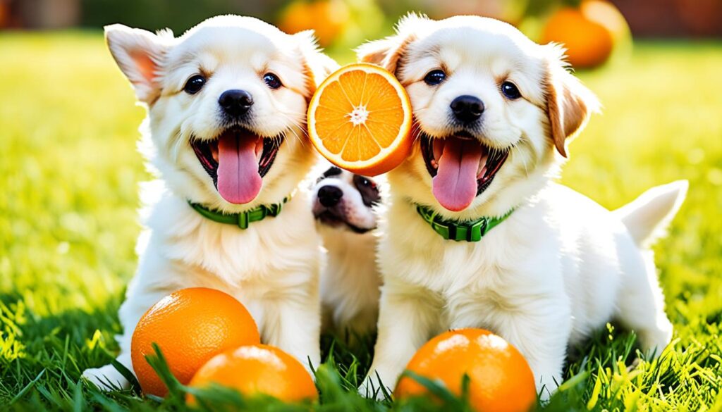 puppies and oranges puppies and oranges