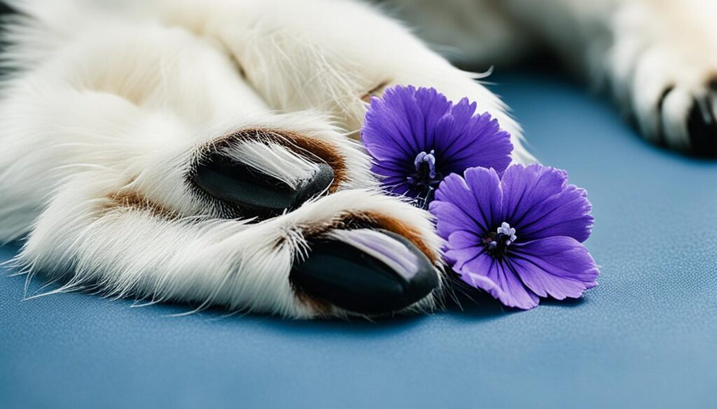 violets ingestion in dogs