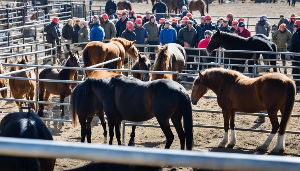 Rescue Horses at Kill Pen