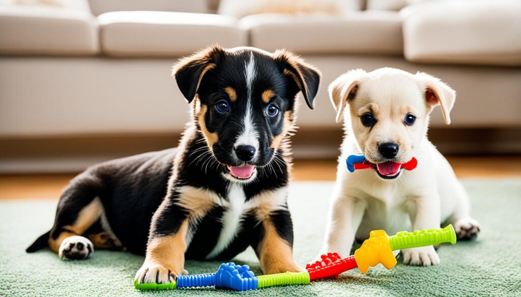Training puppies not to bite