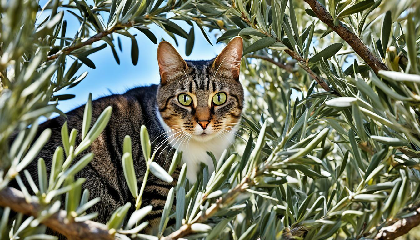 are olive trees toxic to cats