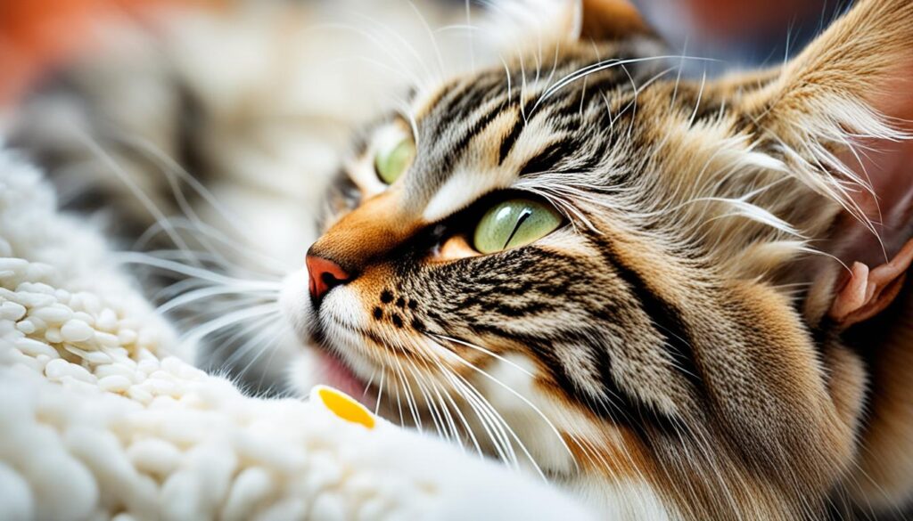 cat worm infection symptoms