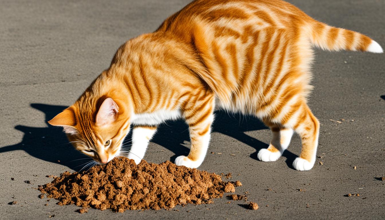do cats eat their own poop