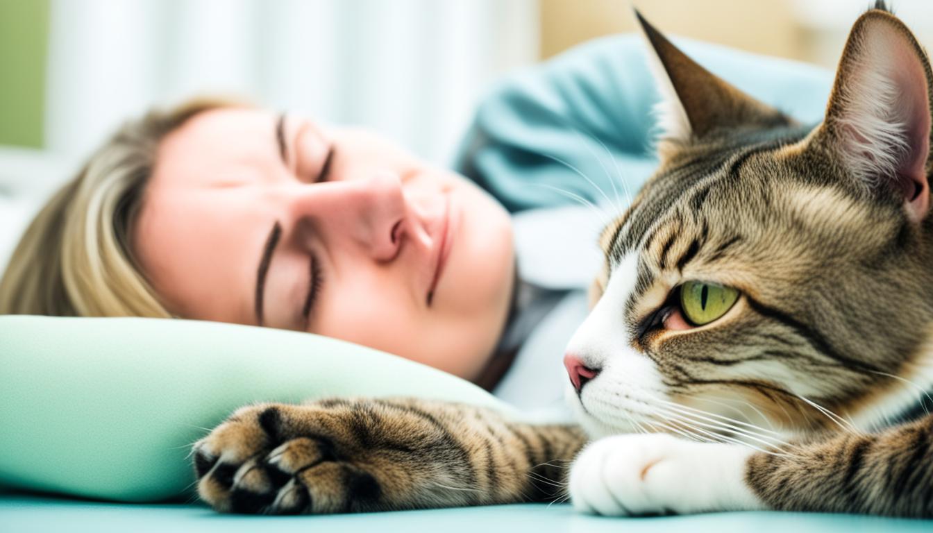 do cats get sick from humans