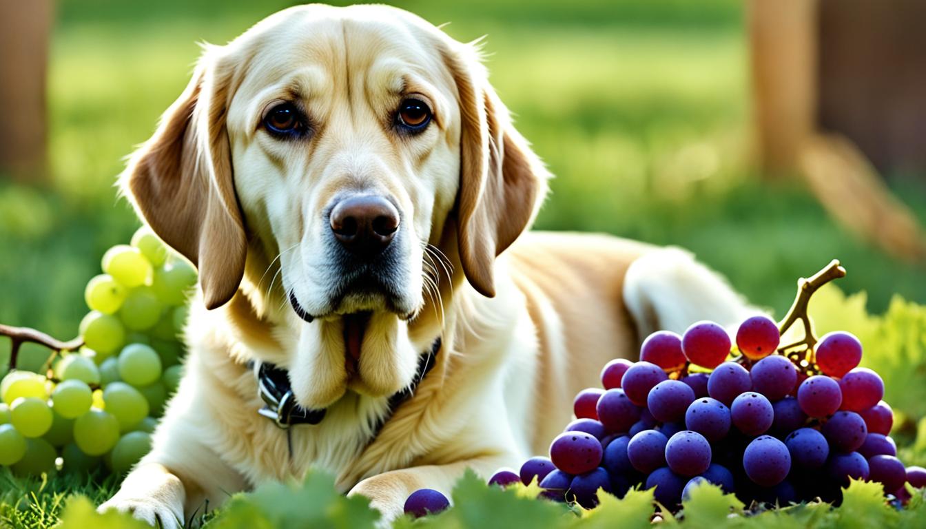 dog grapes