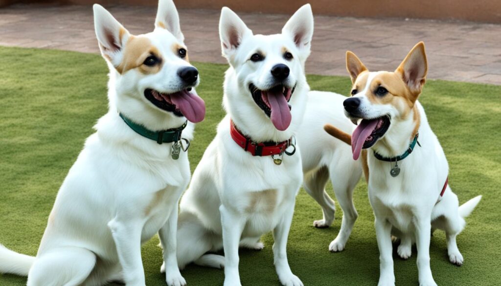 dog greeting dog greeting