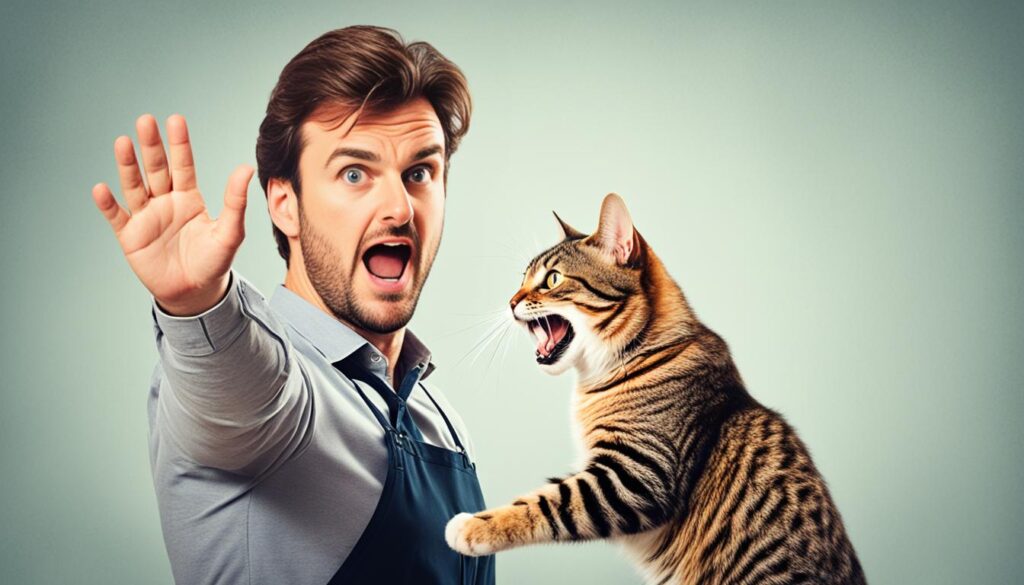 handling growling cats