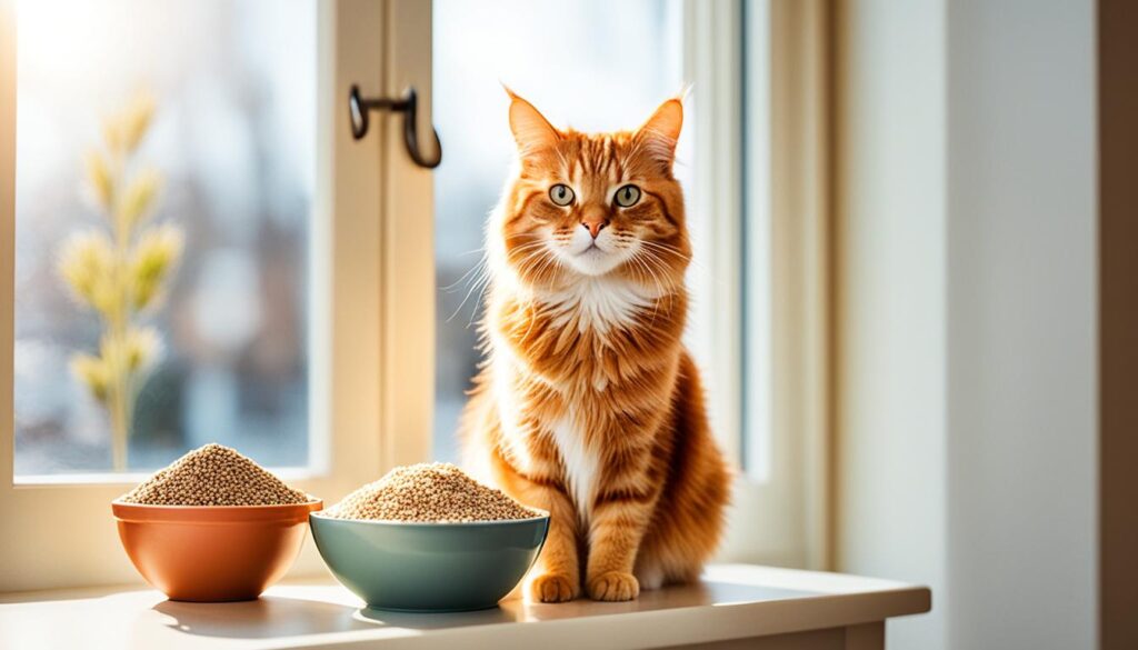 whole grains for cats
