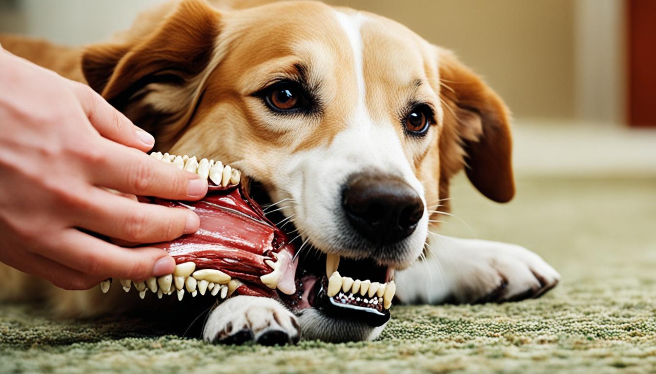 why does my dog bite my hands