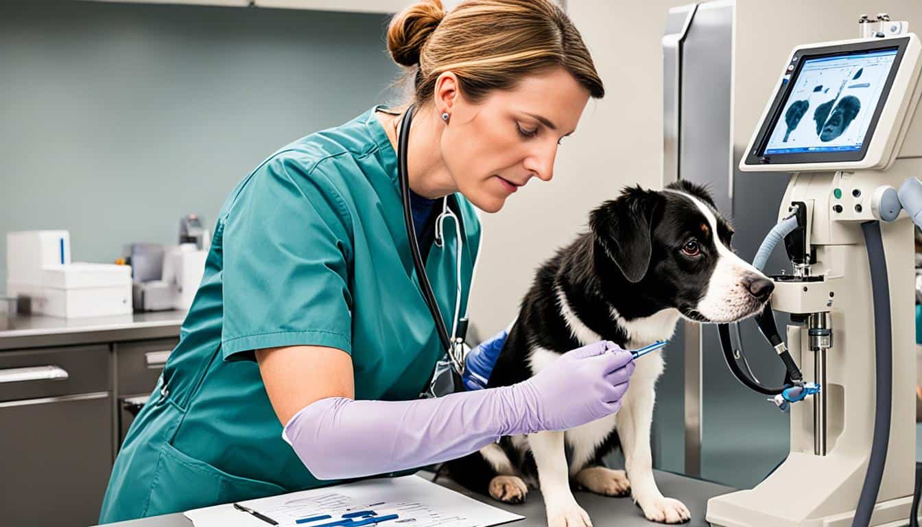 Accumulation of Air Between Chest and Lungs in Dogs