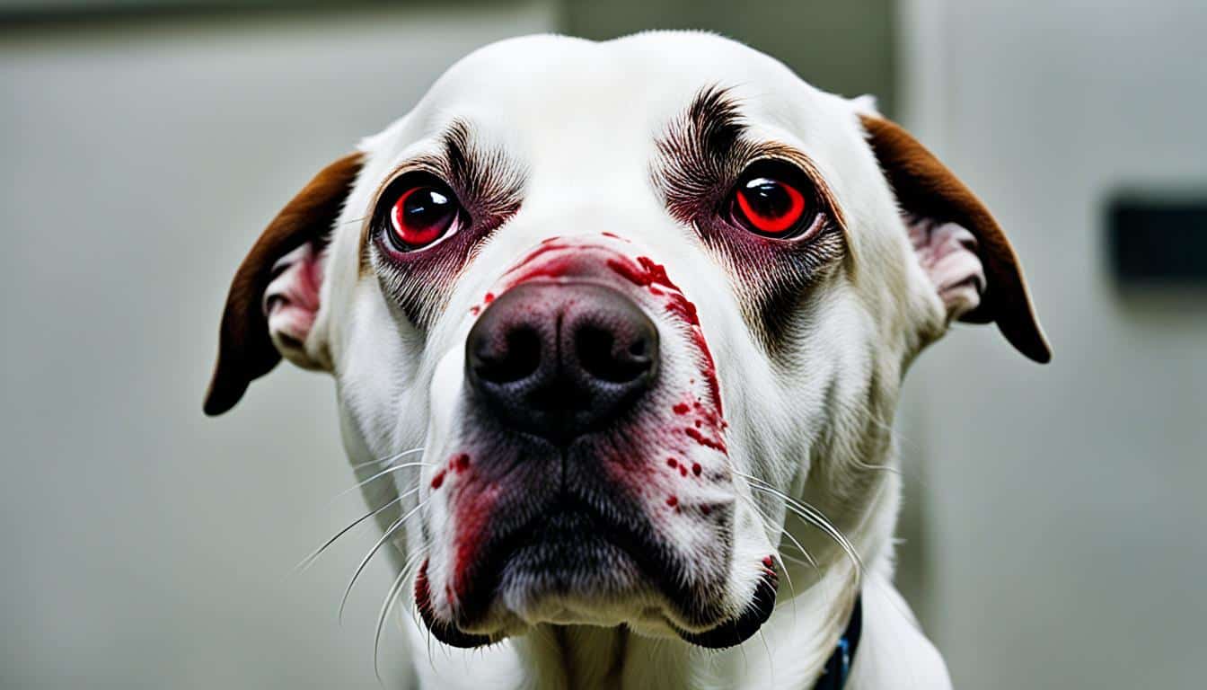 Bleeding of the Retina in the Eye in Dogs