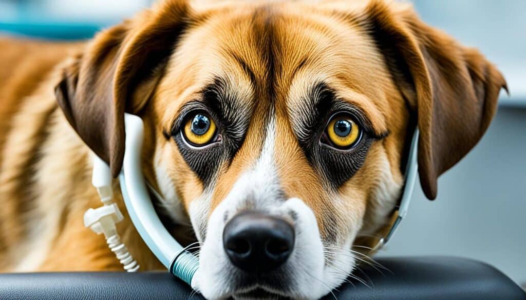 Bulging eyes in dogs