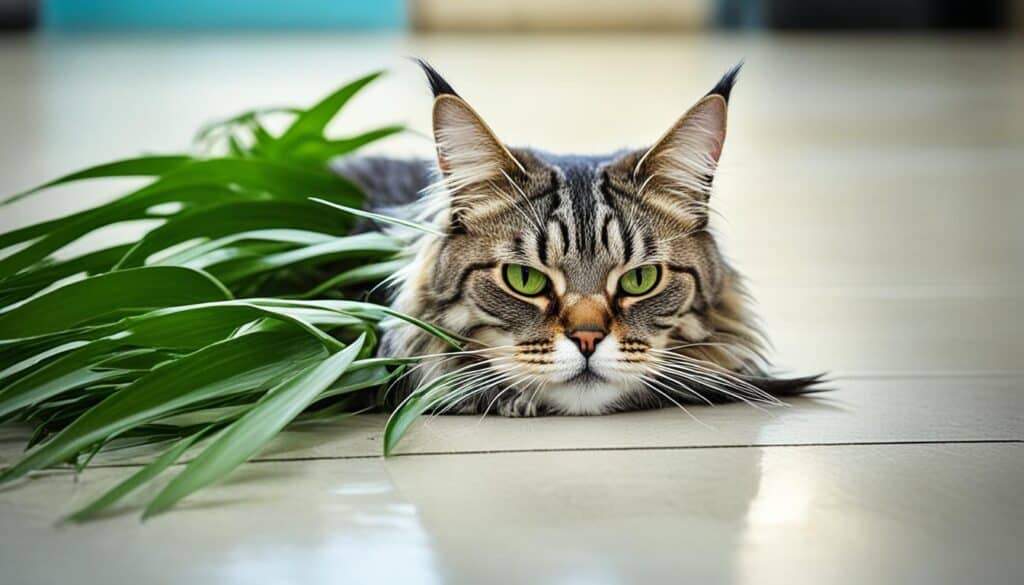 Symptoms of Majesty Palm Poisoning in Cats