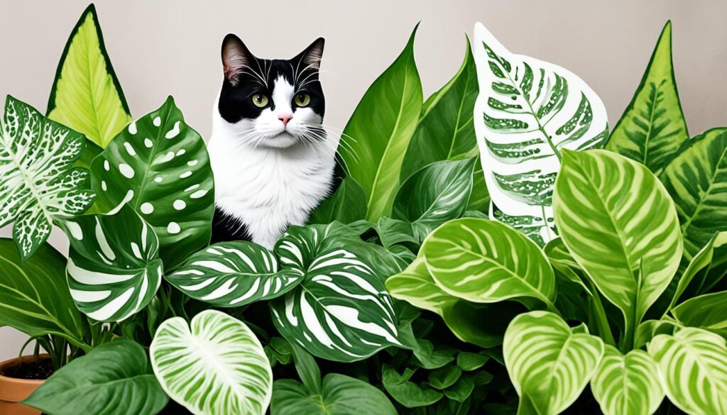 Toxic plants for cats