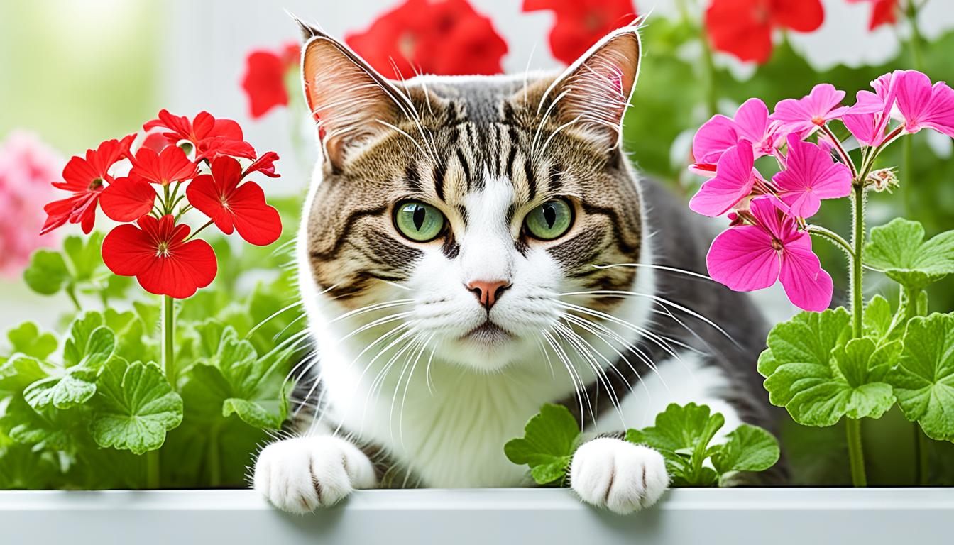 are geraniums toxic to cats