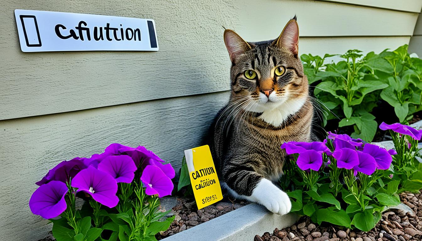 are petunias toxic to cats