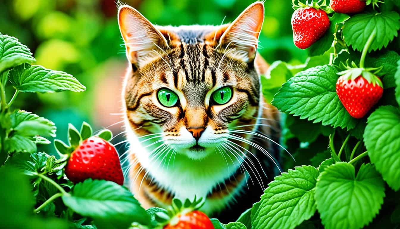 are strawberry plants toxic to cats
