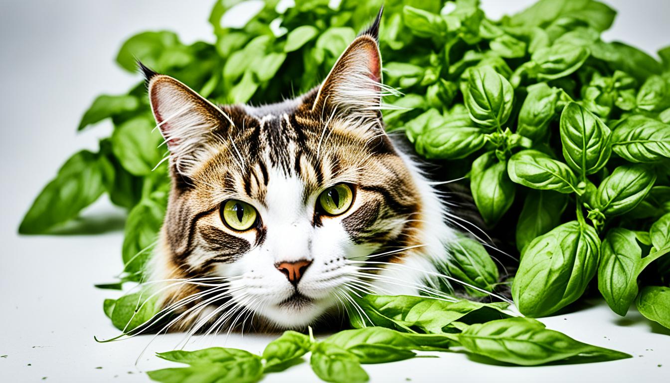 basil toxic to cats