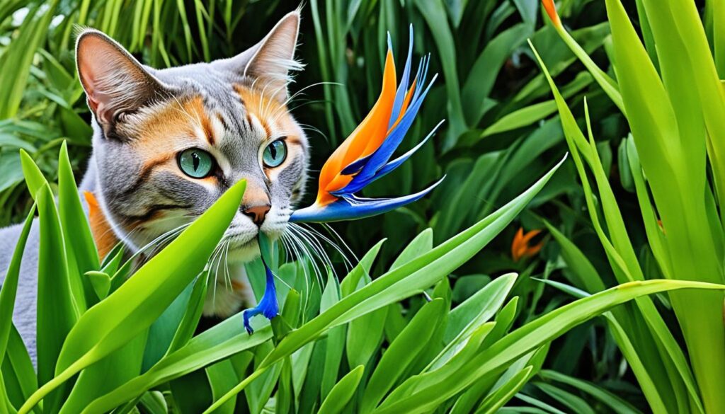 cat owners and bird of paradise