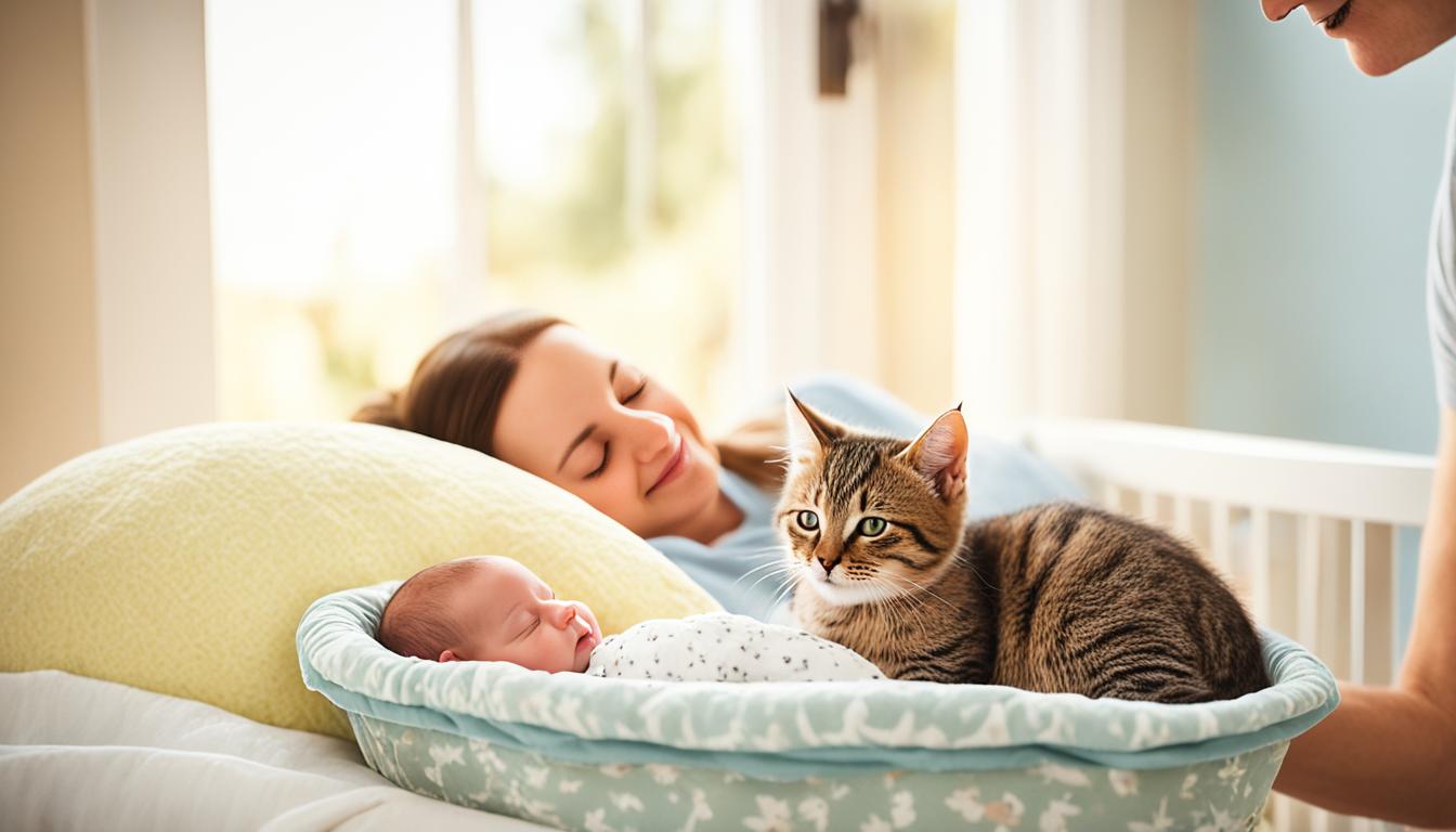 cats and newborns