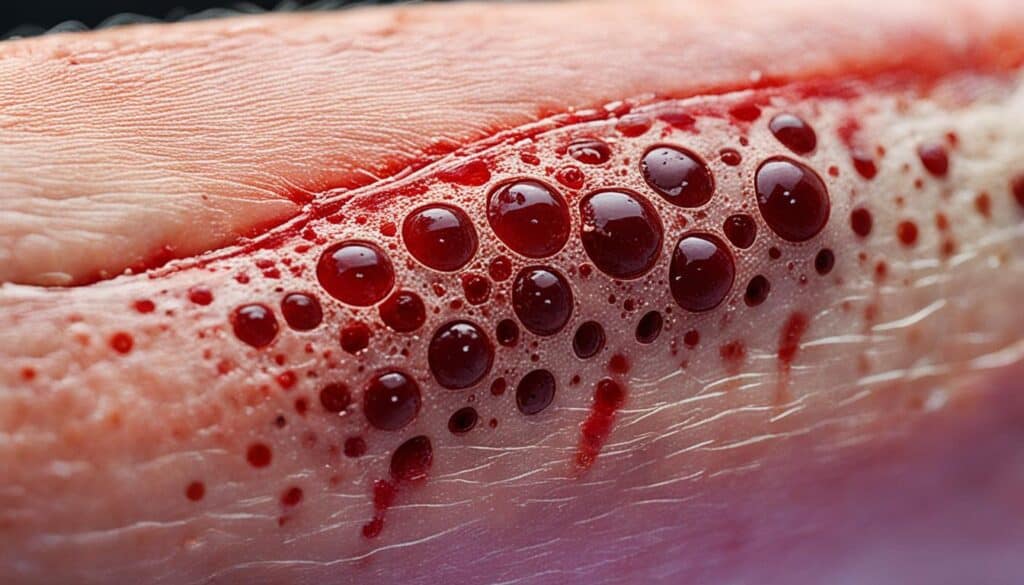 flea bites on humans