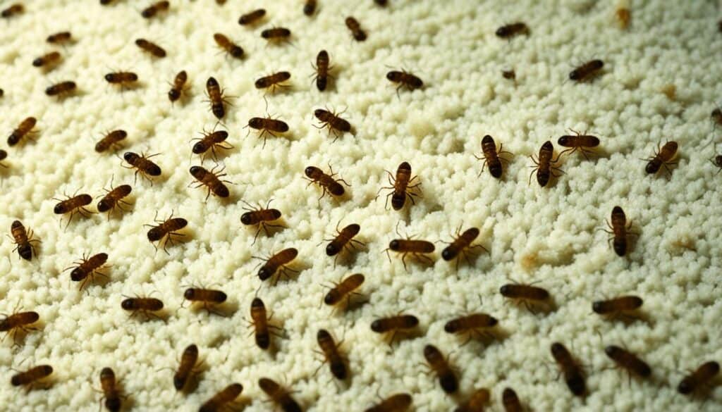 fleas in carpets
